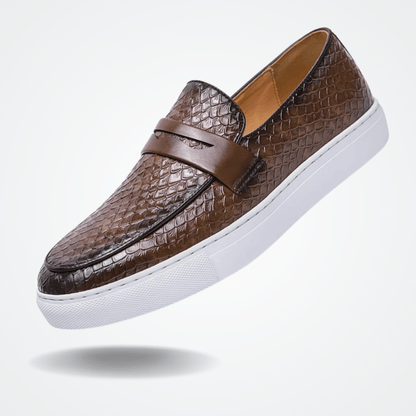 Leather Moccasin Slip On for Men Toulon Norvex